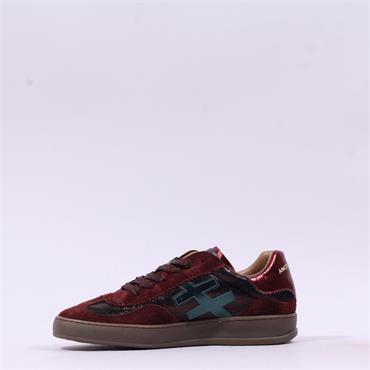 Another Trend Iconic II Gumsole Trainer - Burgundy Sparkle